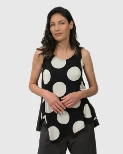 Women Alembika Tops & Tunics<Minnie Sleeveless Uptown Top, Mono