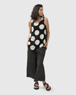 Women Alembika Tops & Tunics<Minnie Sleeveless Uptown Top, Mono