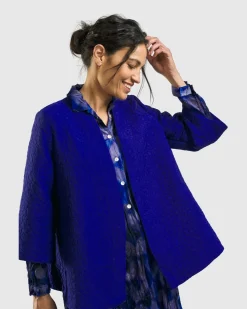Women Alembika Jackets<Monarch A-Line Jacket, Royal