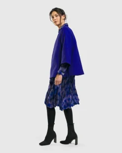 Women Alembika Jackets<Monarch A-Line Jacket, Royal
