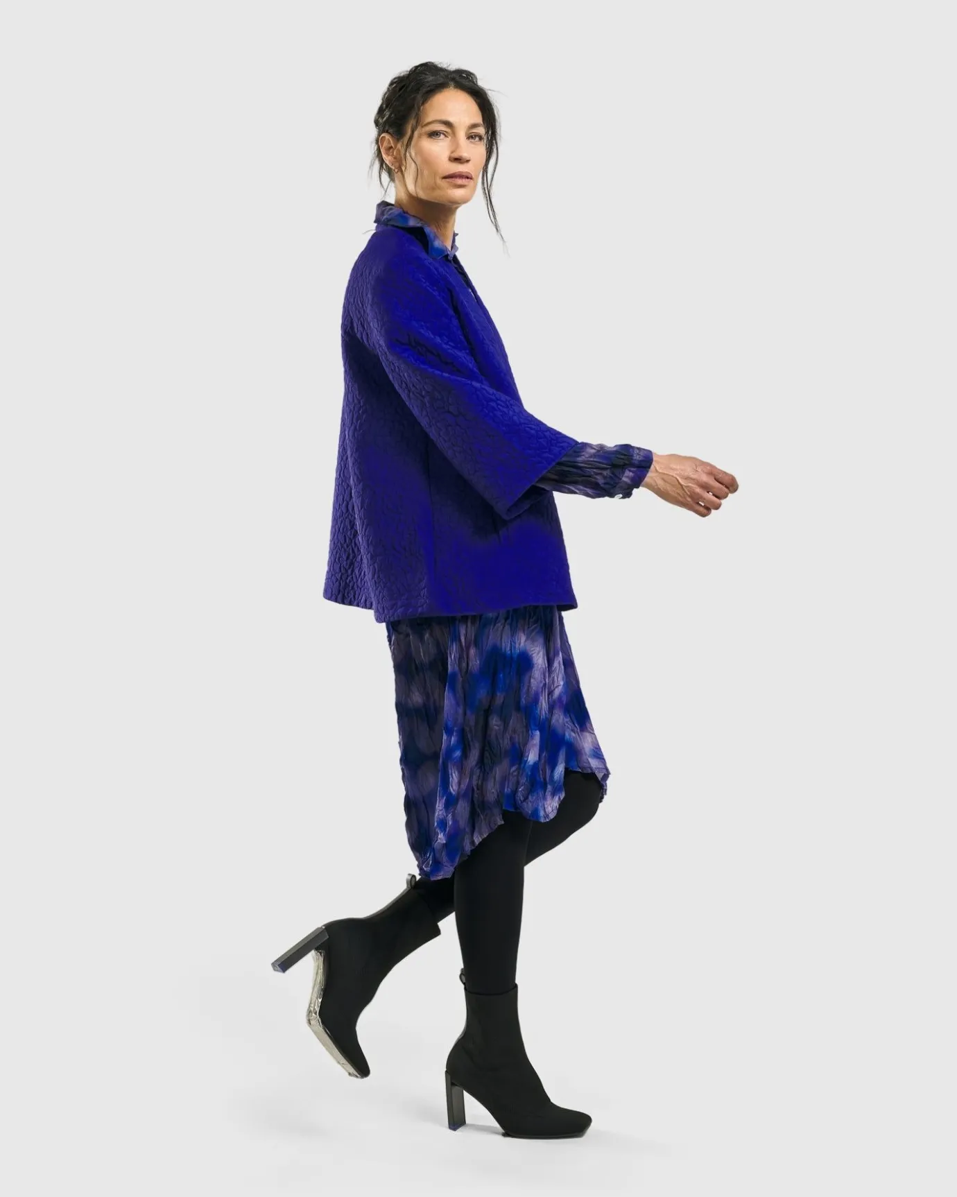 Women Alembika Jackets<Monarch A-Line Jacket, Royal