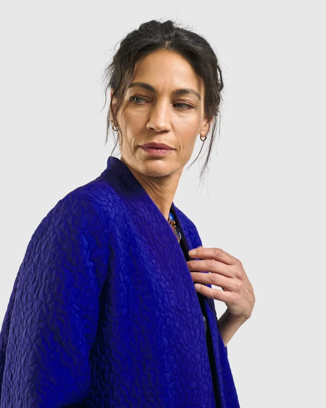 Women Alembika Jackets<Monarch A-Line Jacket, Royal