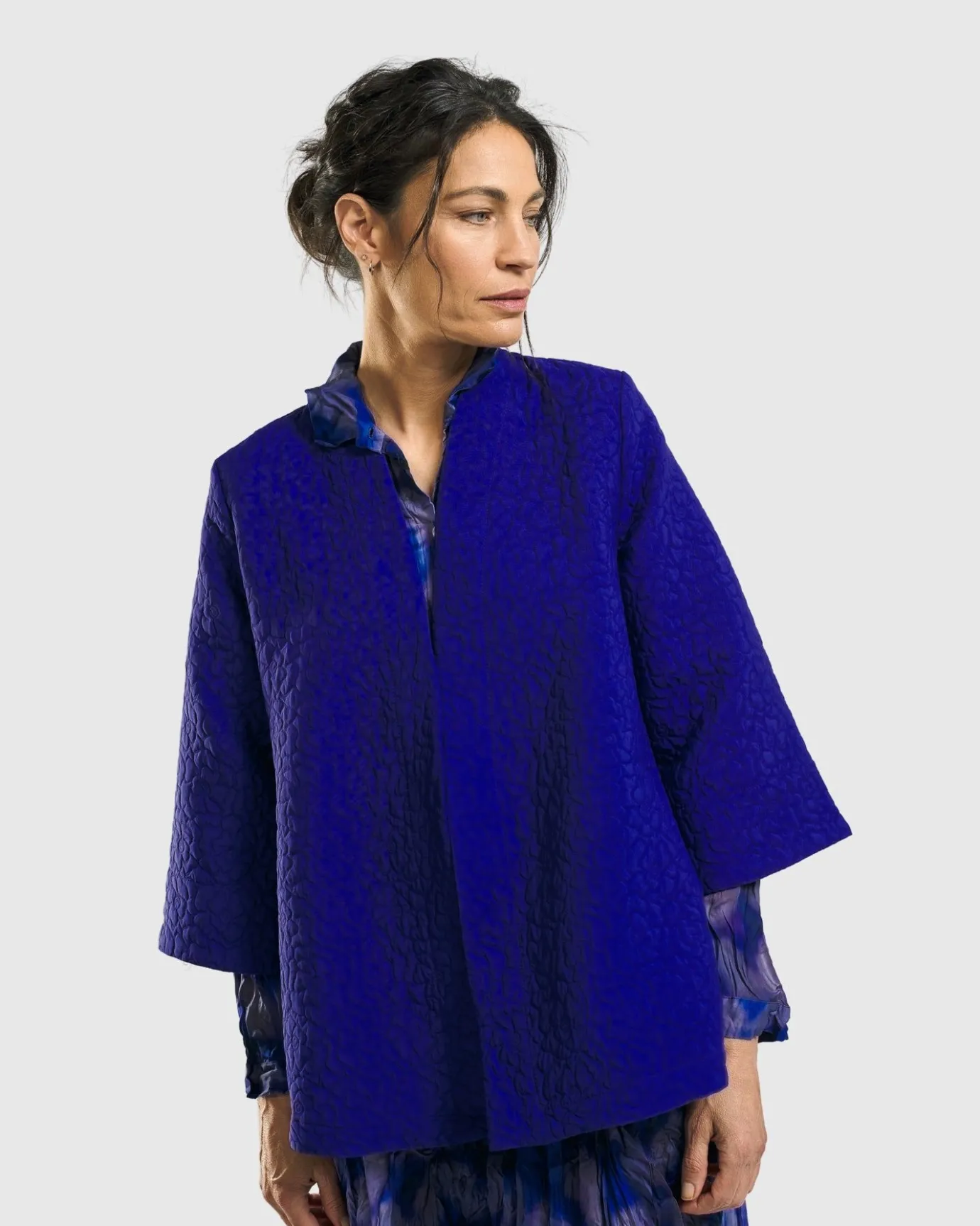 Women Alembika Jackets<Monarch A-Line Jacket, Royal