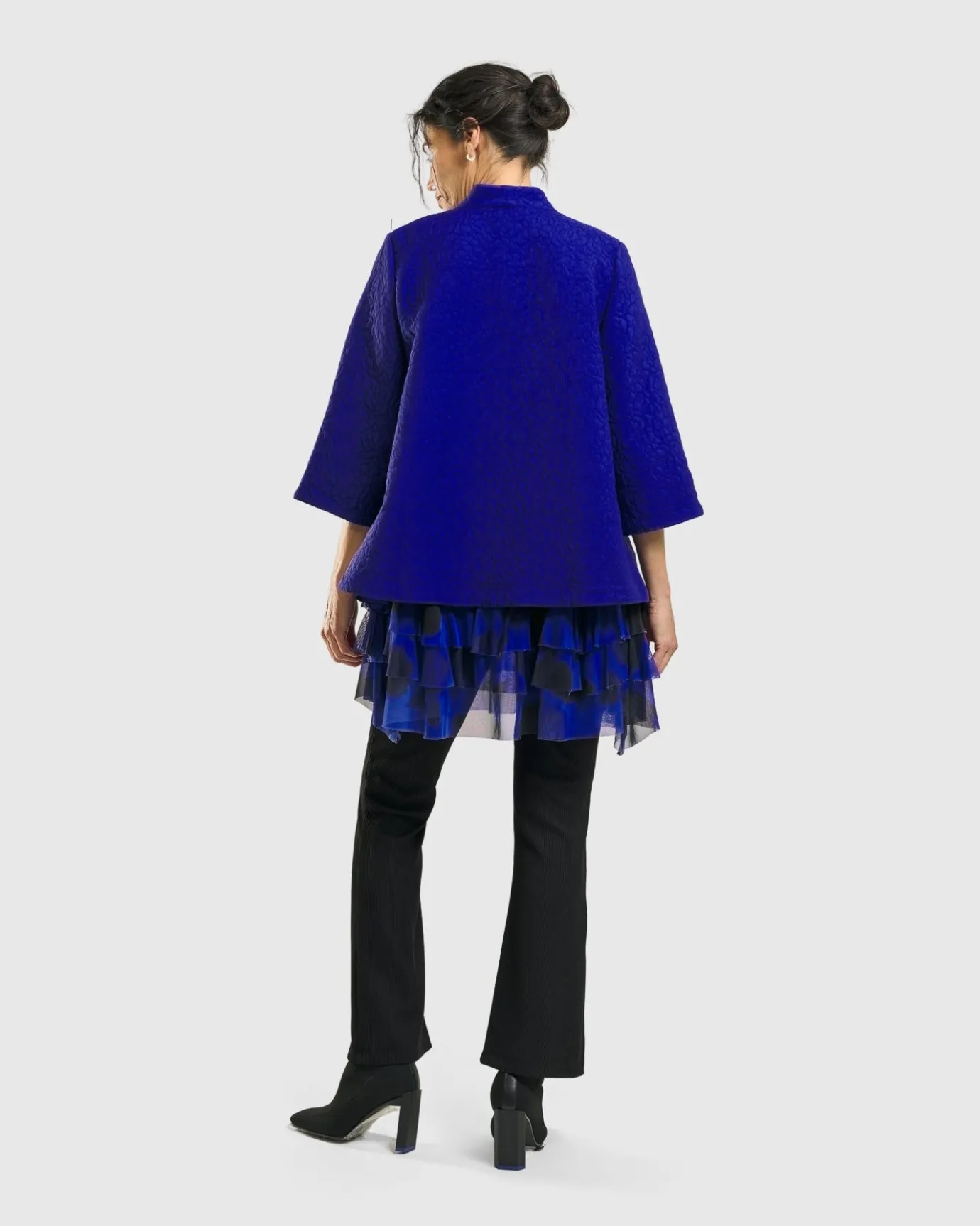 Women Alembika Jackets<Monarch A-Line Jacket, Royal