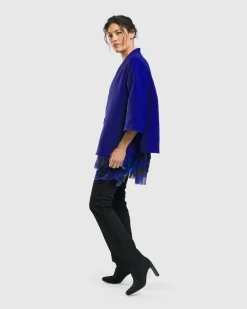 Women Alembika Jackets<Monarch A-Line Jacket, Royal