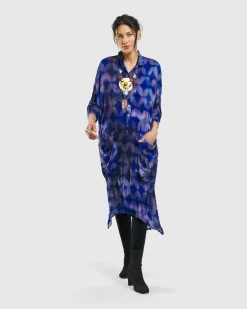 Women Alembika Plus<Moonbeam Midi Dress, Royal