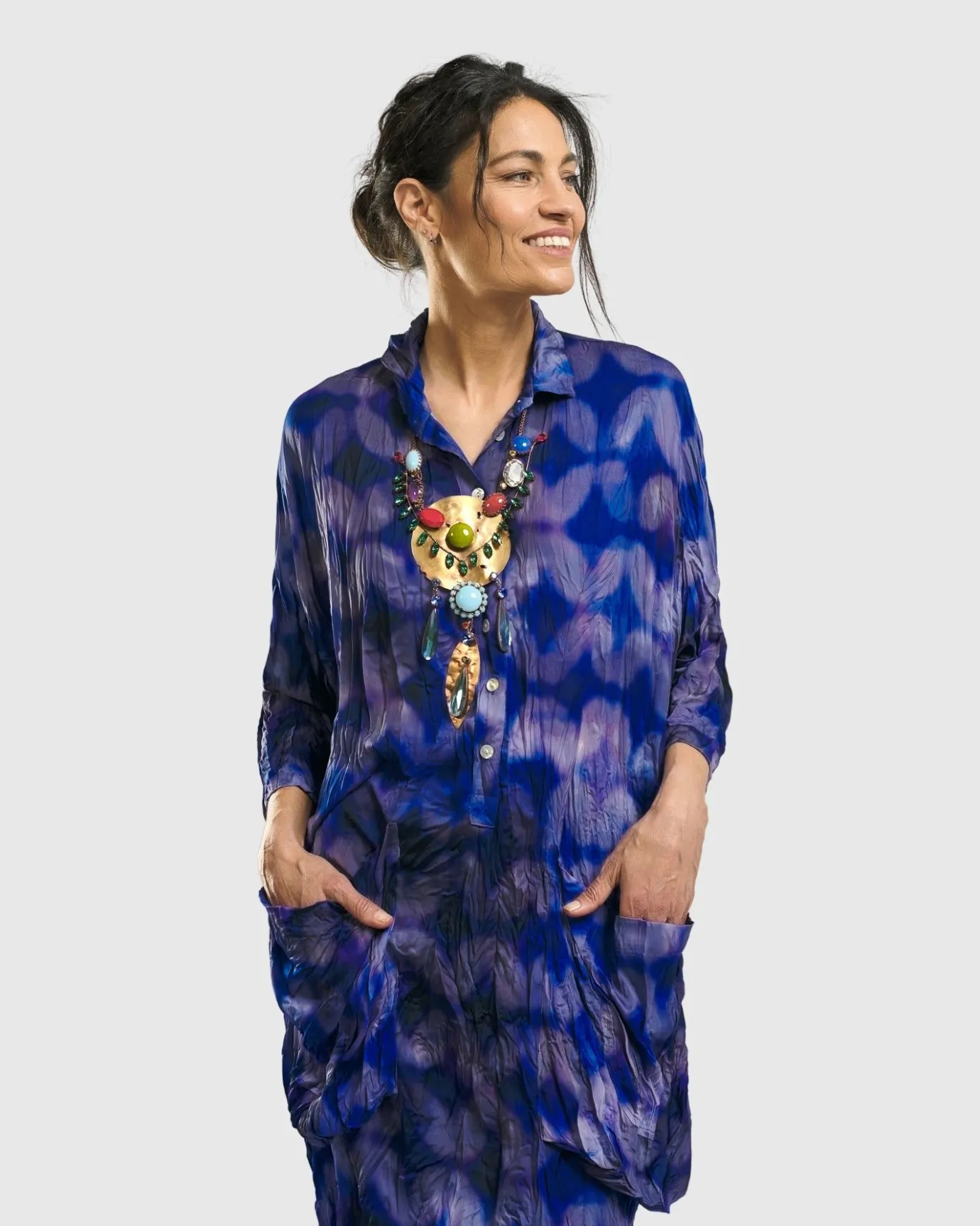 Women Alembika Dresses<Moonbeam Midi Dress, Royal