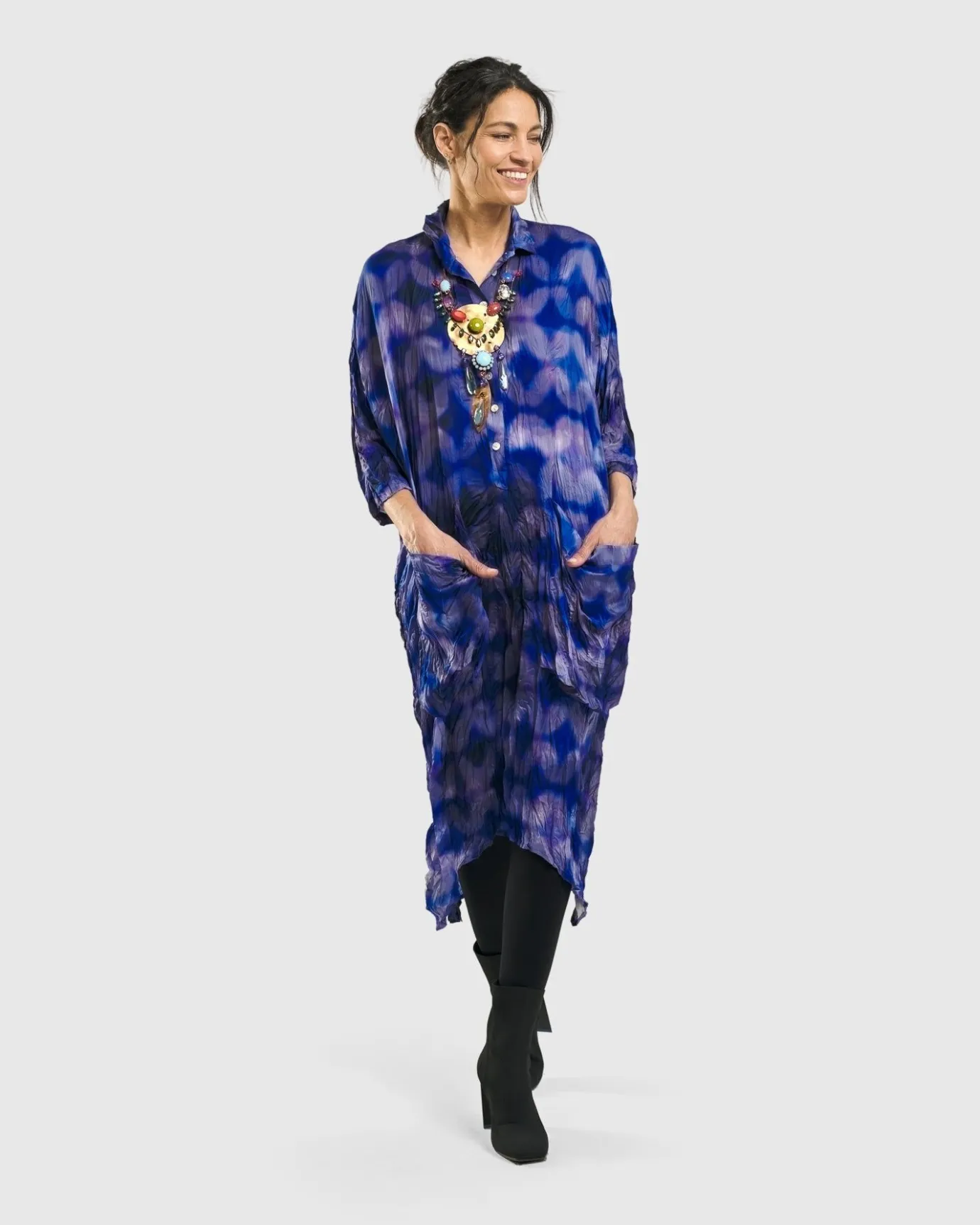 Women Alembika Dresses<Moonbeam Midi Dress, Royal