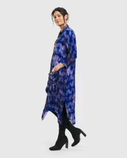 Women Alembika Dresses<Moonbeam Midi Dress, Royal