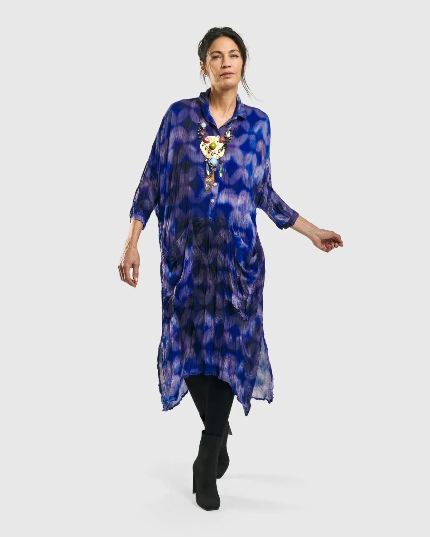 Women Alembika Dresses<Moonbeam Midi Dress, Royal