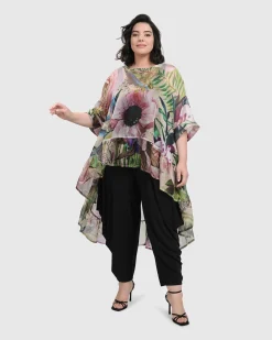Women Alembika Tops & Tunics<Moonflower Hi Lo Tunic Top, Bouquet