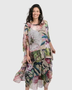 Women Alembika Tops & Tunics<Moonflower Hi Lo Tunic Top, Bouquet