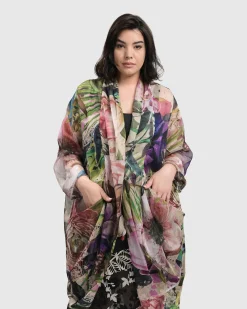 Women Alembika Jackets<Moonflower Sheer Cardigan, Bouquet
