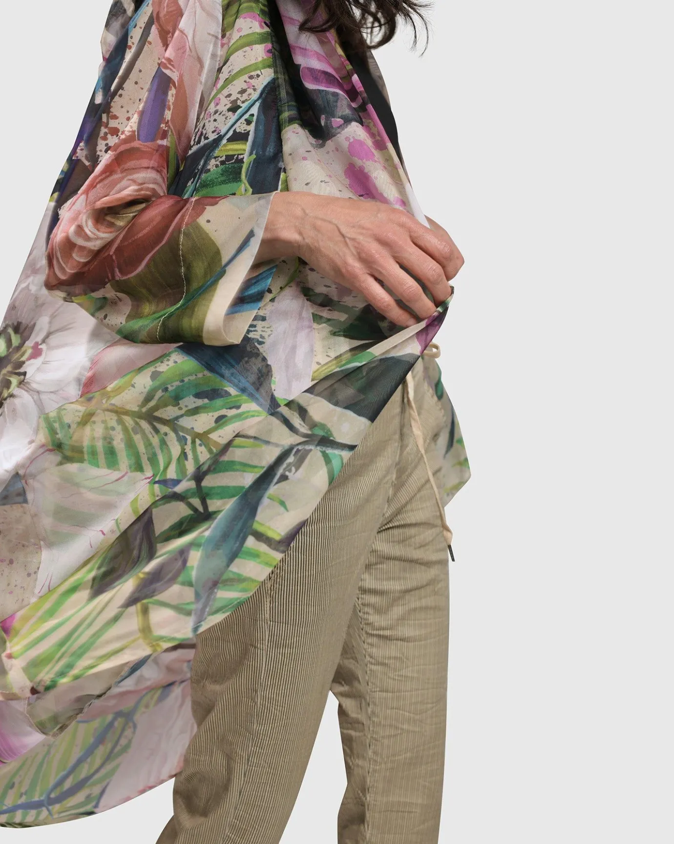 Women Alembika Jackets<Moonflower Sheer Cardigan, Bouquet