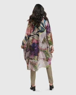Women Alembika Jackets<Moonflower Sheer Cardigan, Bouquet