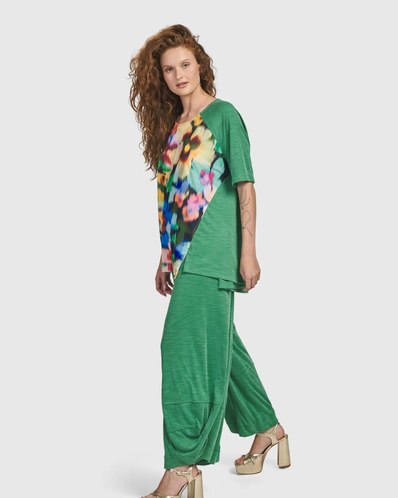 Women Alembika Pants & Skirts<Morning Dew Punto Pants, Green