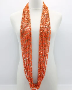 Women Alembika Accessories<Next Pashmina Necklace, Orange