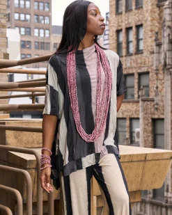 Women Alembika Accessories<Next Pashmina Necklace, Pink/Black