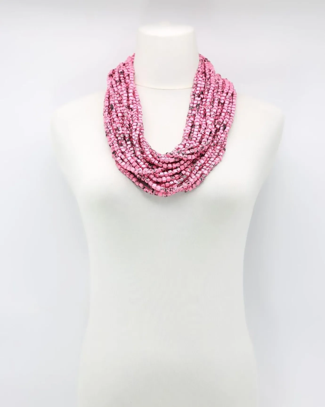 Women Alembika Accessories<Next Pashmina Necklace, Pink/Black