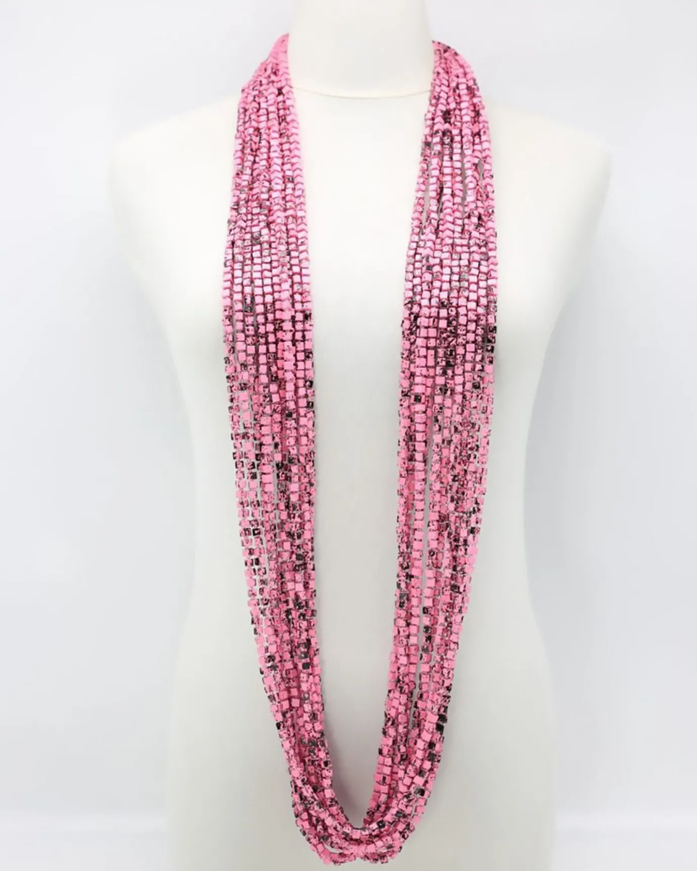 Women Alembika Accessories<Next Pashmina Necklace, Pink/Black