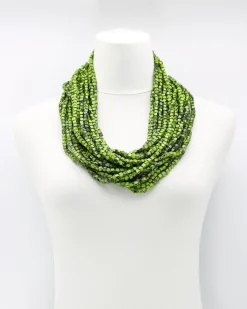 Women Alembika Accessories<Next Pashmina Necklace, Summer Green/Black