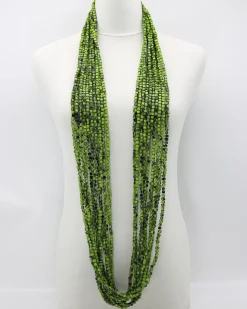 Women Alembika Accessories<Next Pashmina Necklace, Summer Green/Black
