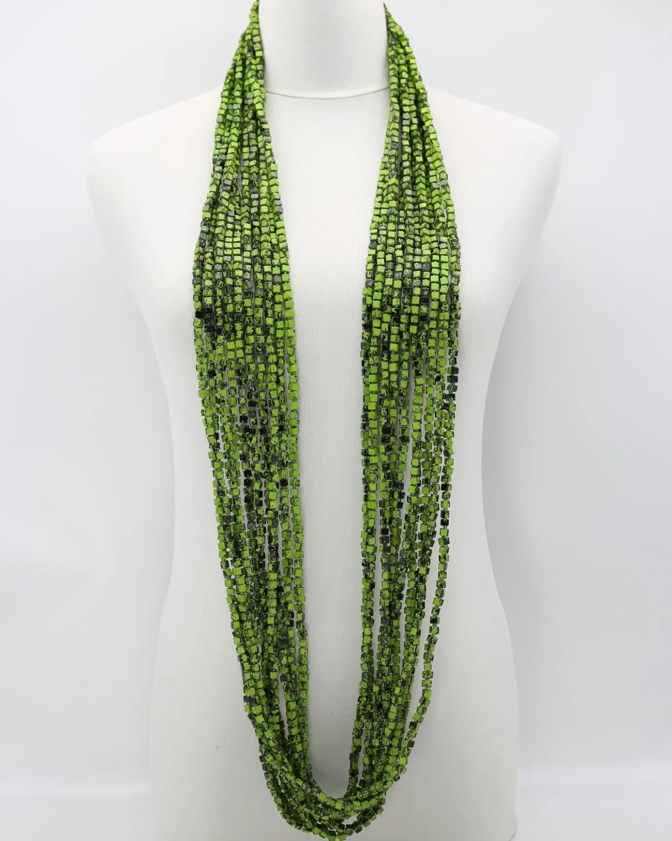 Women Alembika Accessories<Next Pashmina Necklace, Summer Green/Black