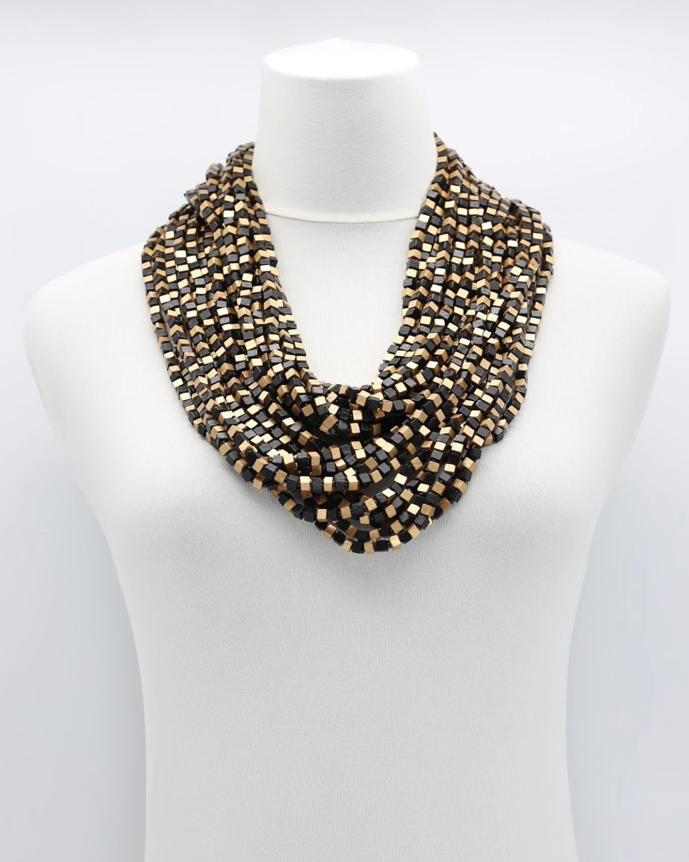 Women Alembika Accessories<Next Pashmina Wooden Beads Necklace, Mosaic