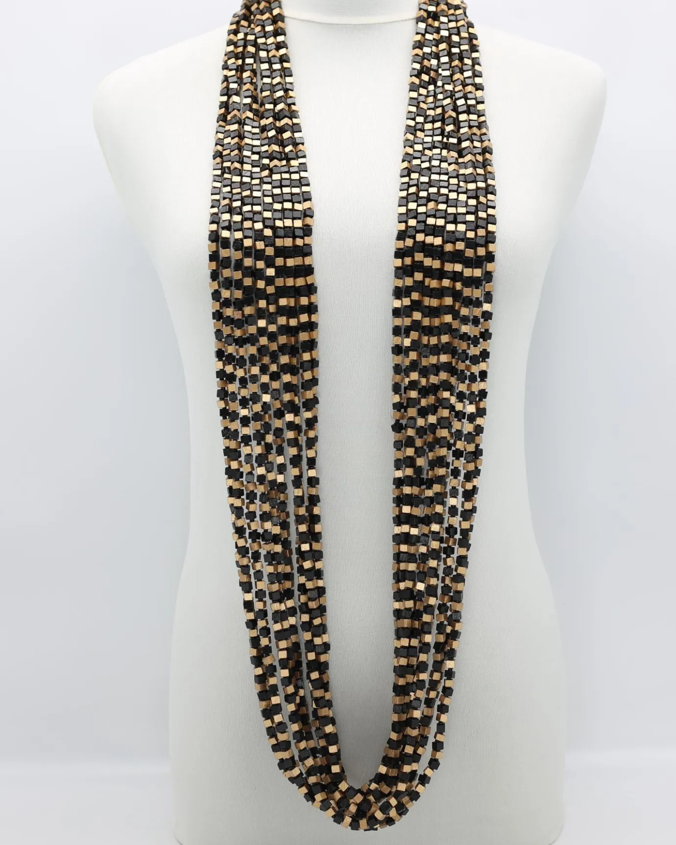 Women Alembika Accessories<Next Pashmina Wooden Beads Necklace, Mosaic