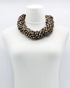 Women Alembika Accessories<Next Pashmina Wooden Beads Necklace, Mosaic
