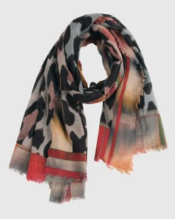 Women Alembika Scarves & Wraps<Nightclub Scarf, Leopard