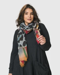 Women Alembika Scarves & Wraps<Nightclub Scarf, Leopard