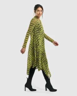 Women Alembika Dresses<Nirvana A-Line Dress, Yellow
