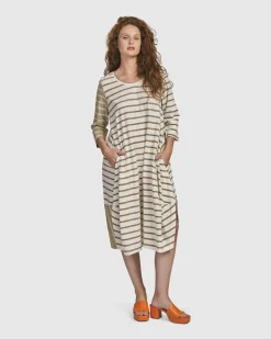 Women Alembika Dresses<Oasis Caftan Dress, Cream