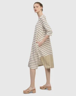 Women Alembika Dresses<Oasis Caftan Dress, Cream