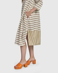 Women Alembika Dresses<Oasis Caftan Dress, Cream