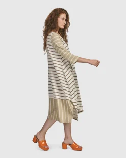 Women Alembika Dresses<Oasis Caftan Dress, Cream