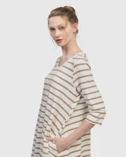 Women Alembika Dresses<Oasis Caftan Dress, Cream