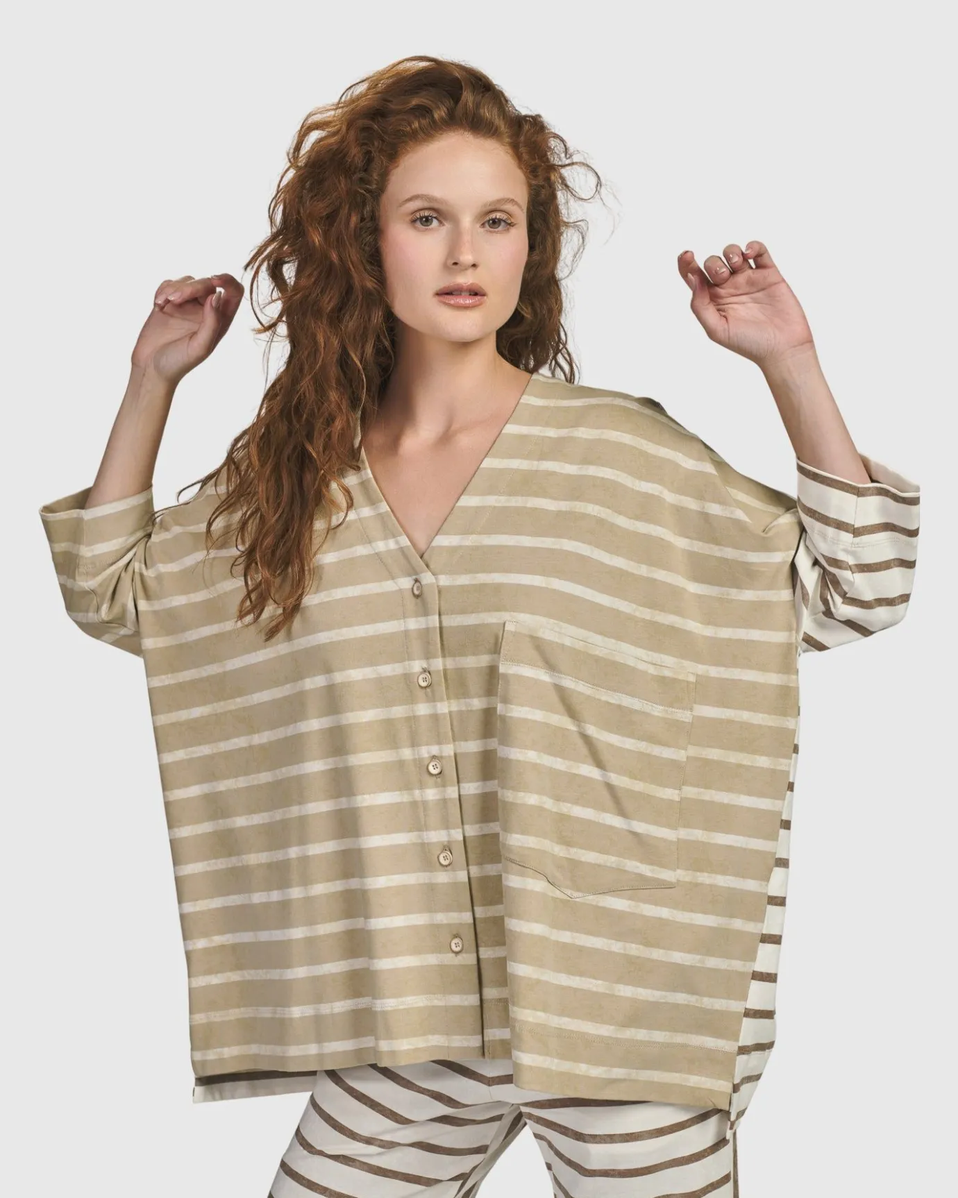 Women Alembika Plus<Oasis Oversized Cardigan, Tan