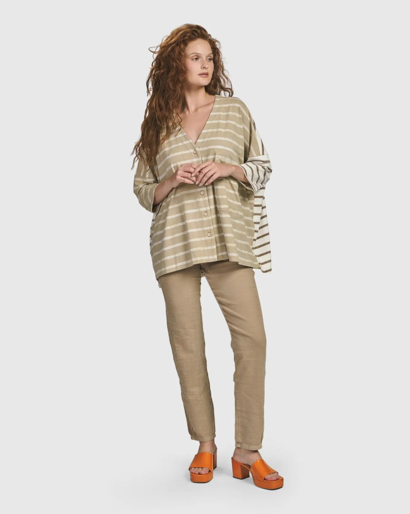 Women Alembika Plus<Oasis Oversized Cardigan, Tan