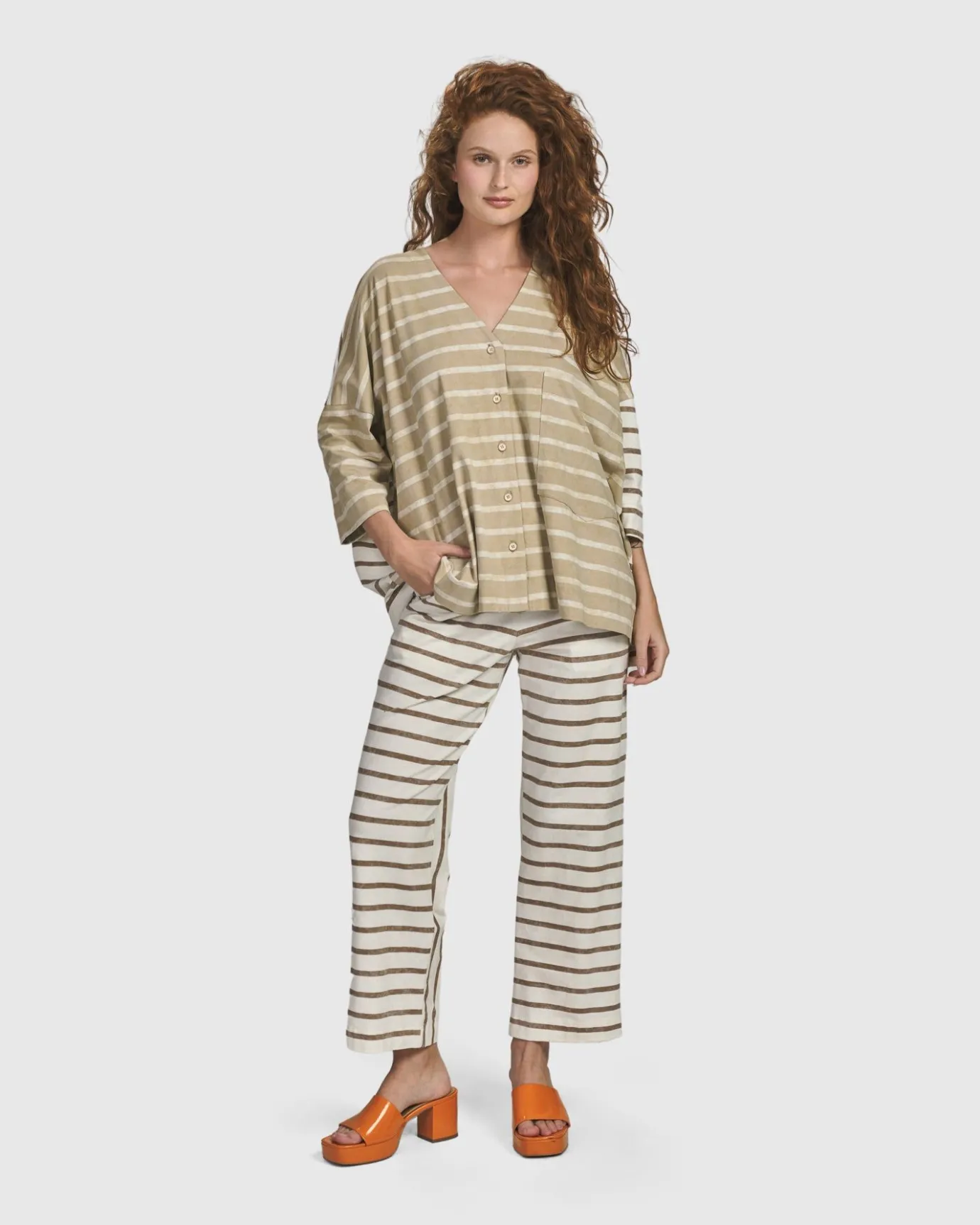 Women Alembika Plus<Oasis Oversized Cardigan, Tan