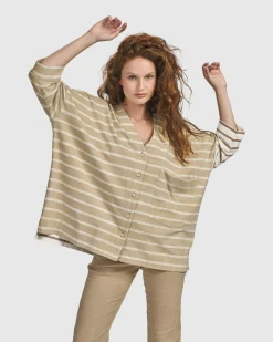 Women Alembika Jackets<Oasis Oversized Cardigan, Tan