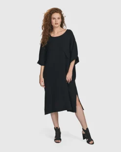 Women Alembika Dresses<Oasis T-Shirt Dress, Black