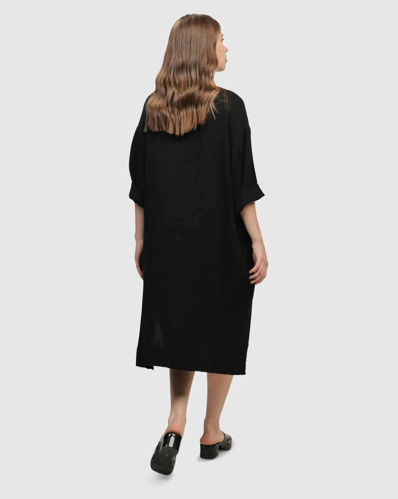 Women Alembika Dresses<Oasis T-Shirt Dress, Black