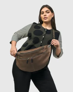 Women Alembika Bags & Pouches<On-The-Go Large Sling Bag, Wood
