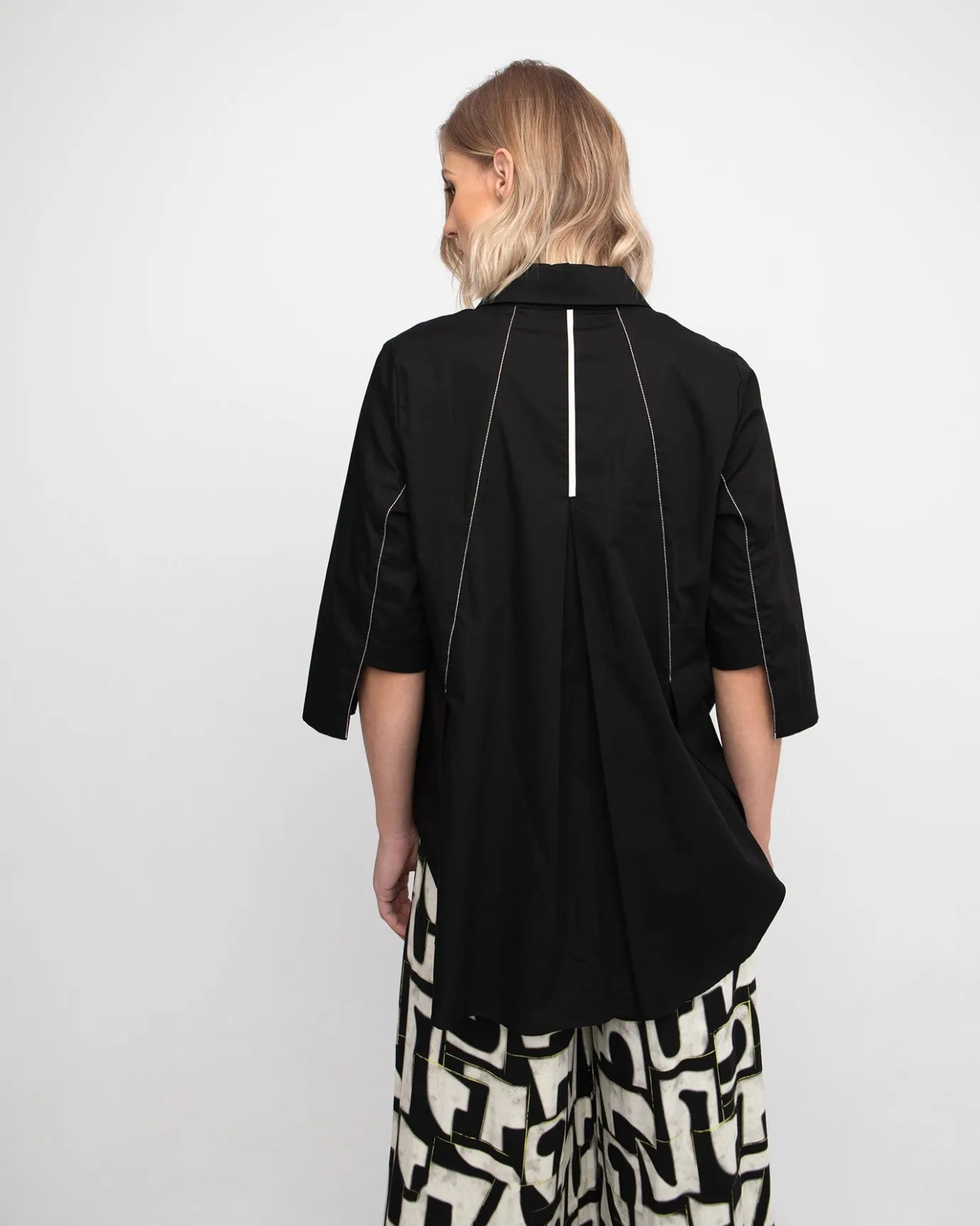 Women Alembika Tops & Tunics<Ozai N Ku Acropolis Blouse, Black