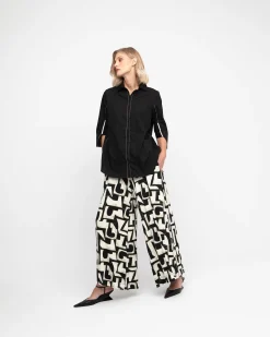 Women Alembika Tops & Tunics<Ozai N Ku Acropolis Blouse, Black