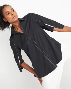 Women Alembika Tops & Tunics<Ozai N Ku Acropolis Blouse, Black