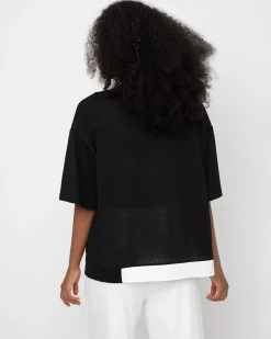 Women Alembika Tops & Tunics<Ozai N Ku Apollo Tee, Black/White