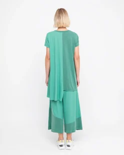 Women Alembika Tops & Tunics<Ozai N Ku Asymmetrical Tunic Top, Green